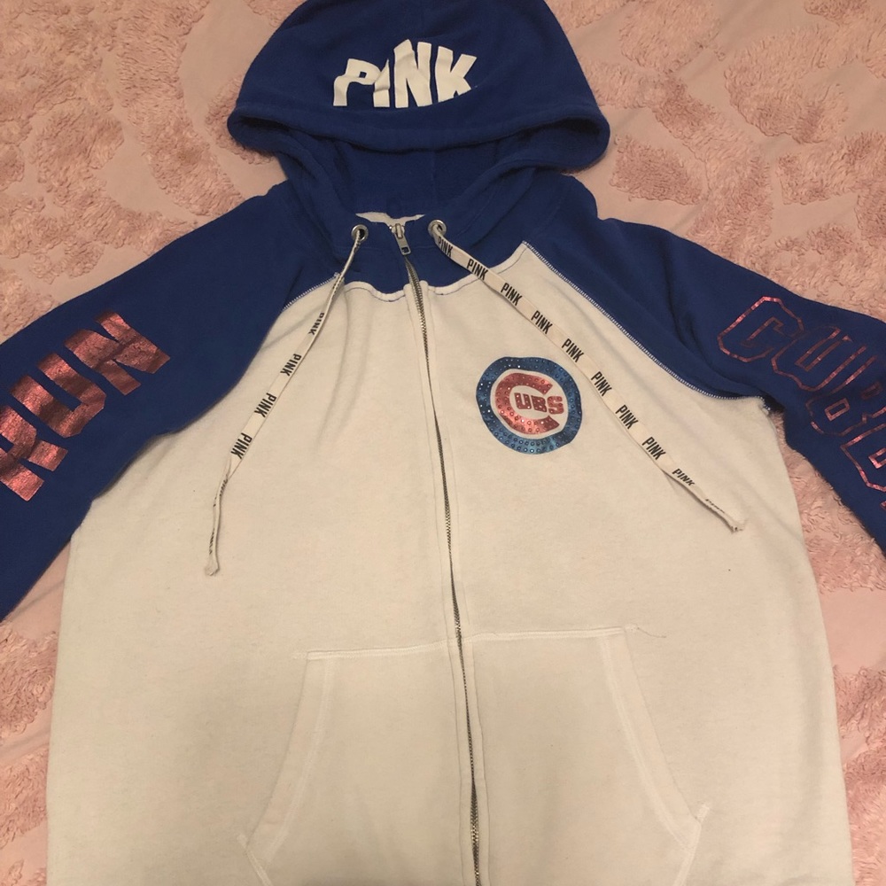 PINK Victoria’s Secret Chicago Cubs jacket
